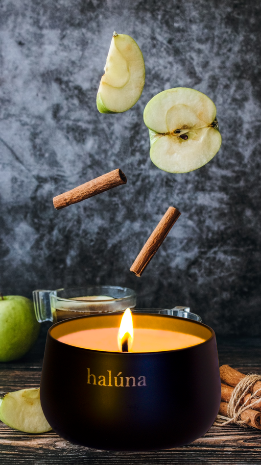 halúna candle Apfel-Zimt