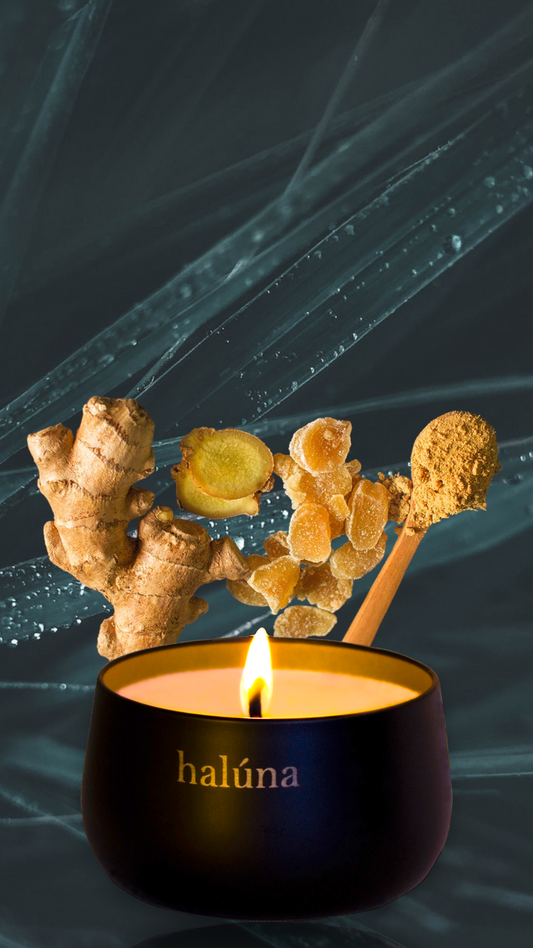 halúna candle Lemongrass-Ginger